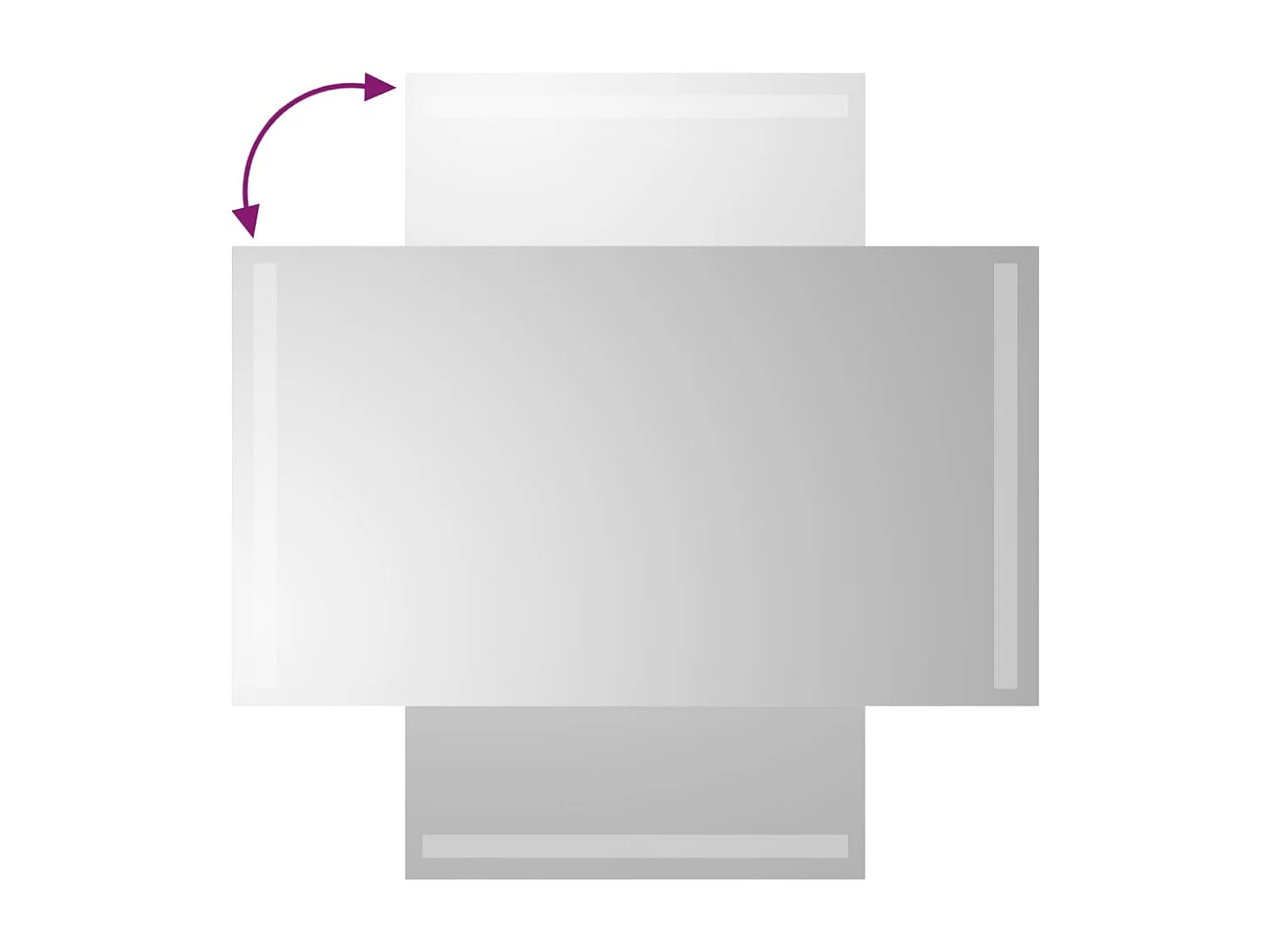 Miroir de salle de bain à LED 40x70 cm FR22338