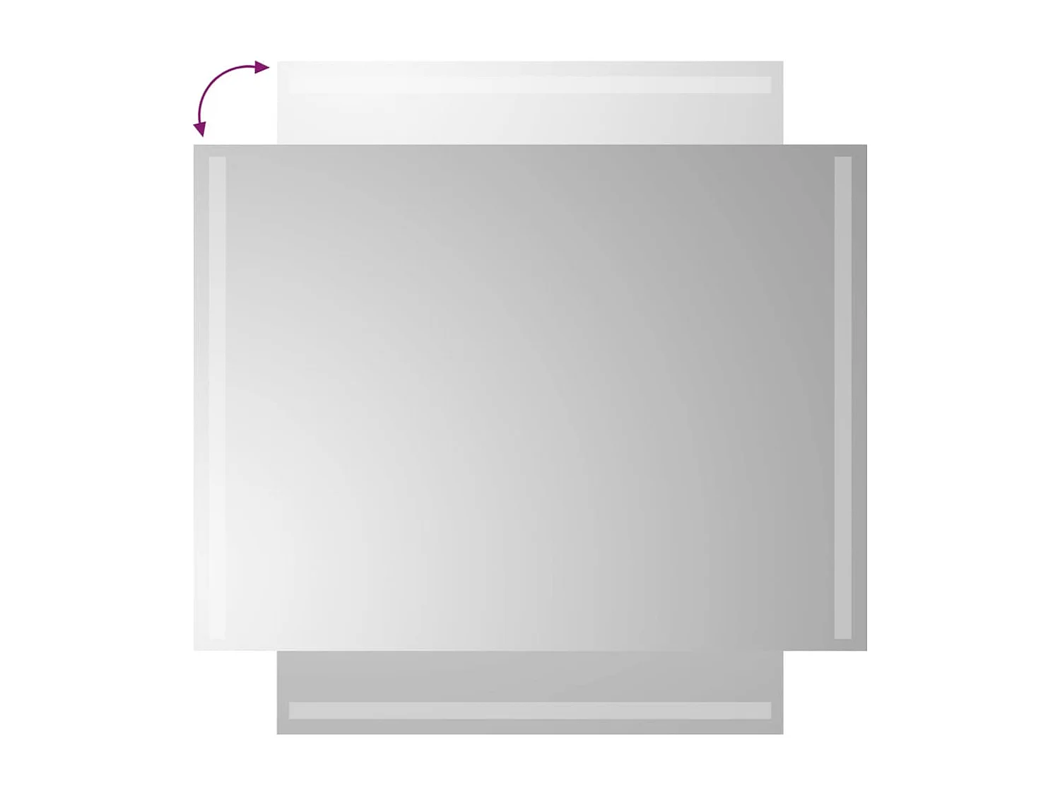 Espejo de baño con LED 60x80 cm ES663883