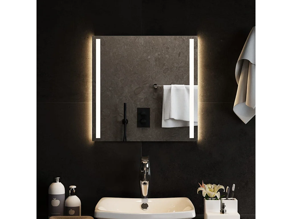 Badkamerspiegel LED 50x50 cm BE456498