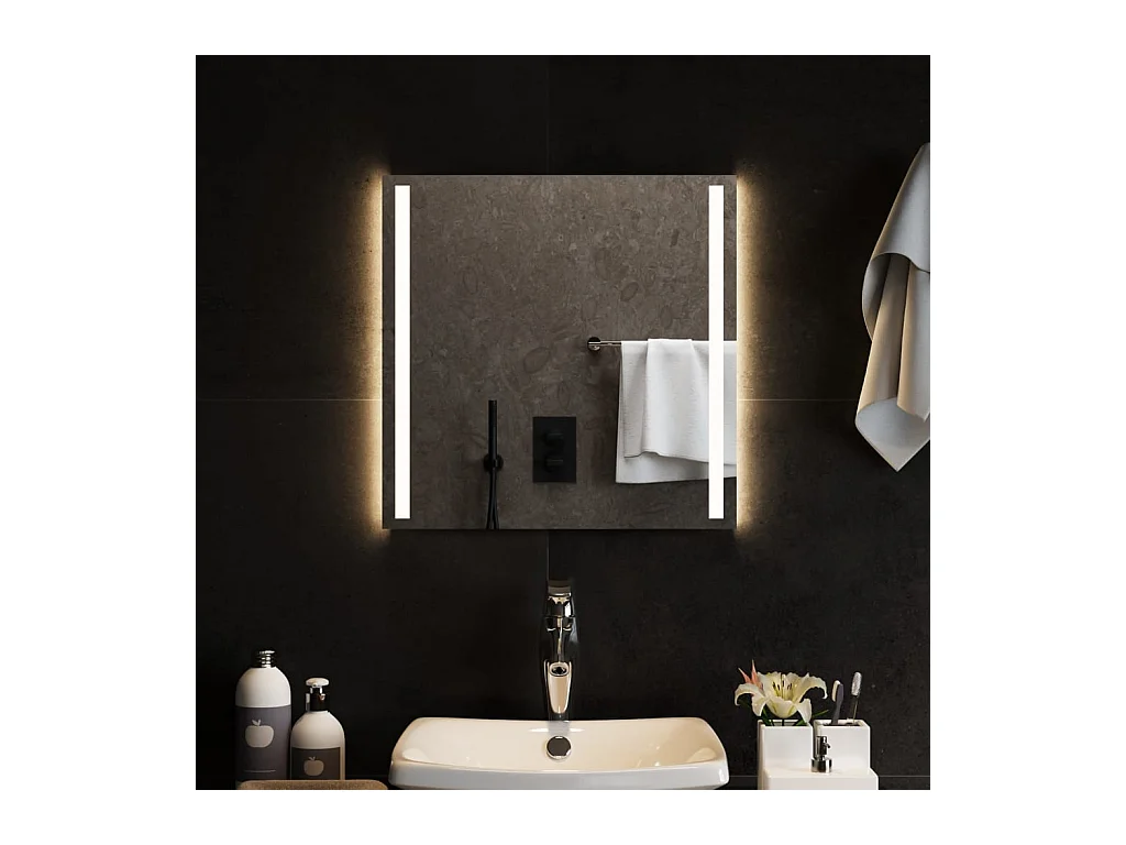 Miroir de salle de bain à LED 50x50 cm FR32134