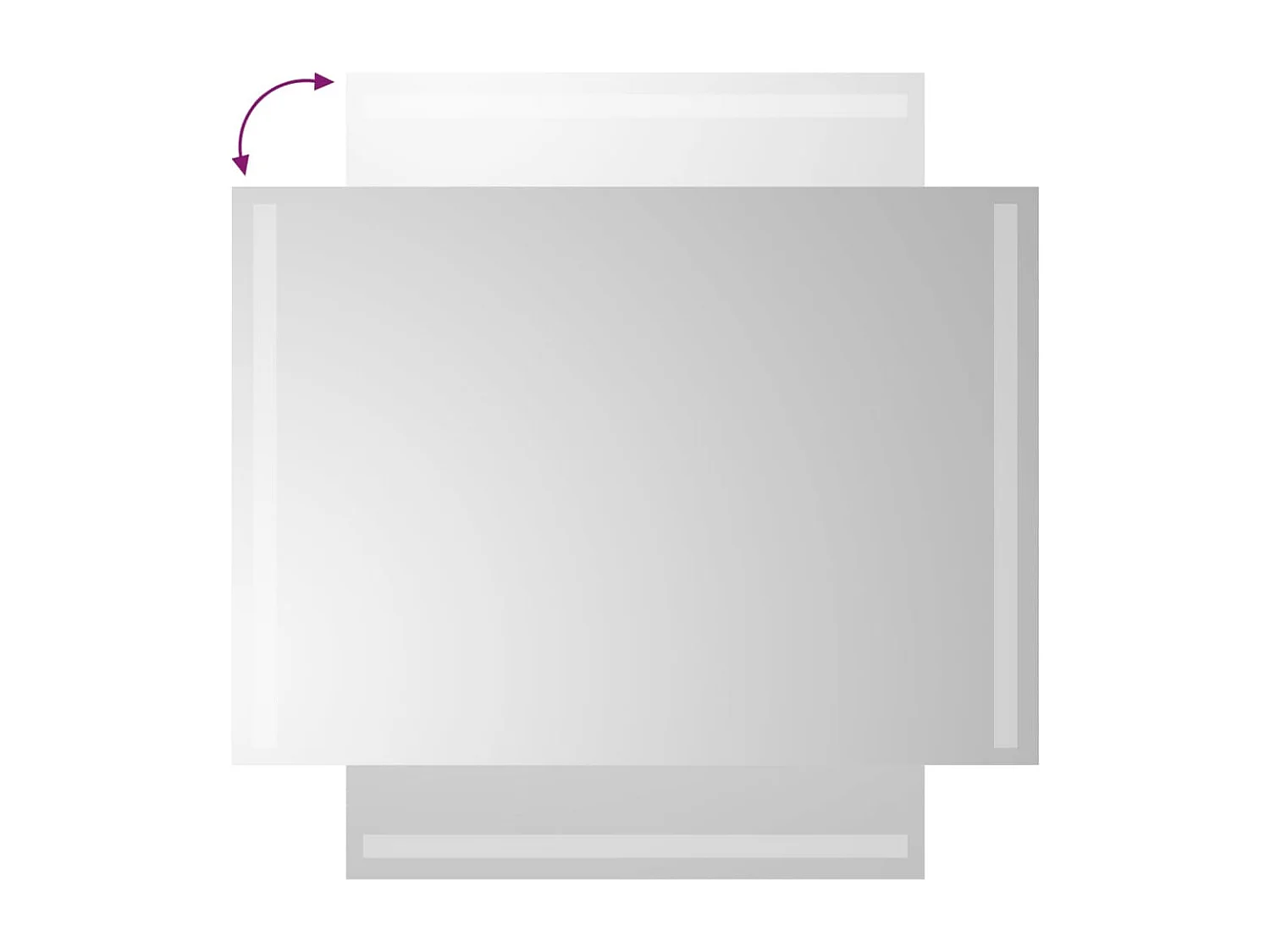 Espejo de baño con LED 50x70 cm ES583668