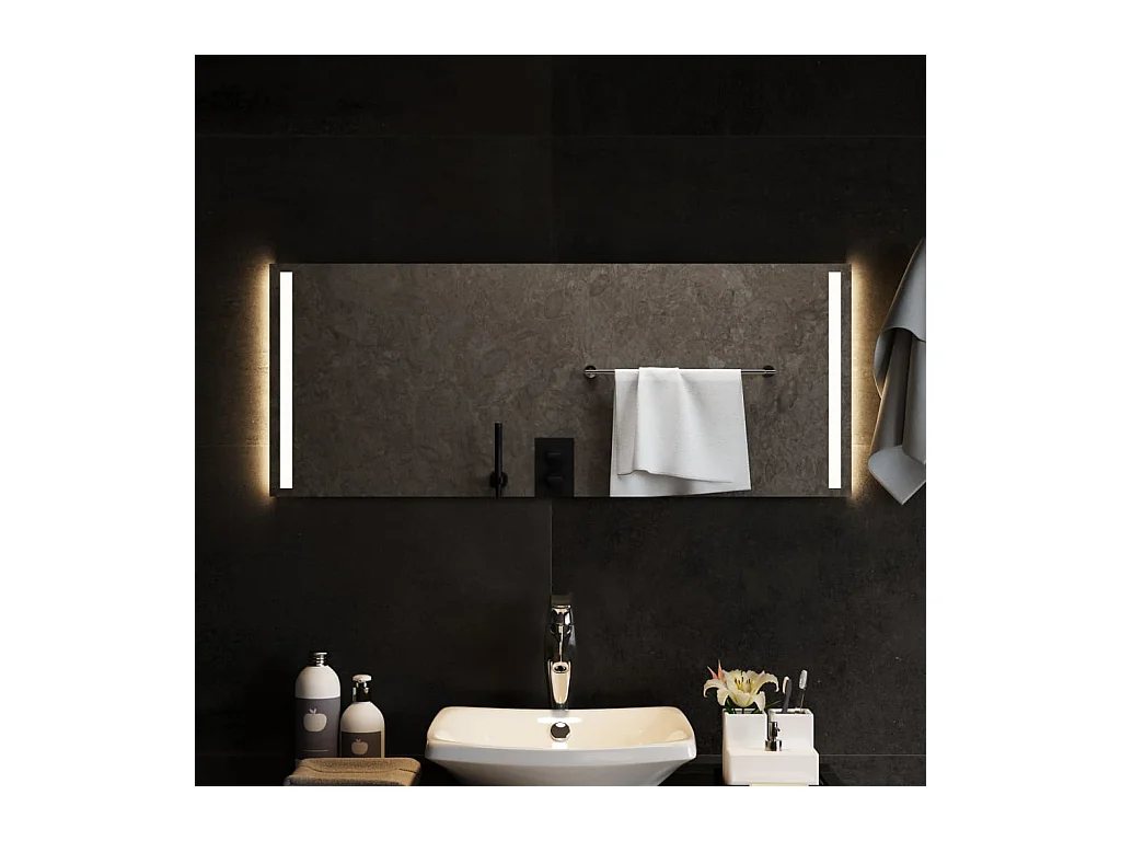 Miroir de salle de bain à LED 100x40 cm FR95131