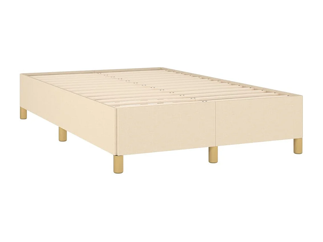 Conjunto Boxspring - 120x190 cm + colchón tela color crema ES165423
