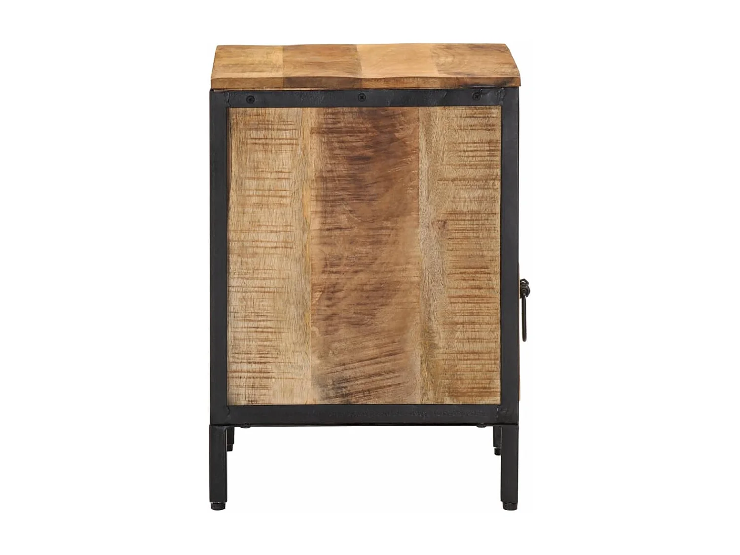 Nachtkastje 40x35x50 cm massief mangohout BE860288