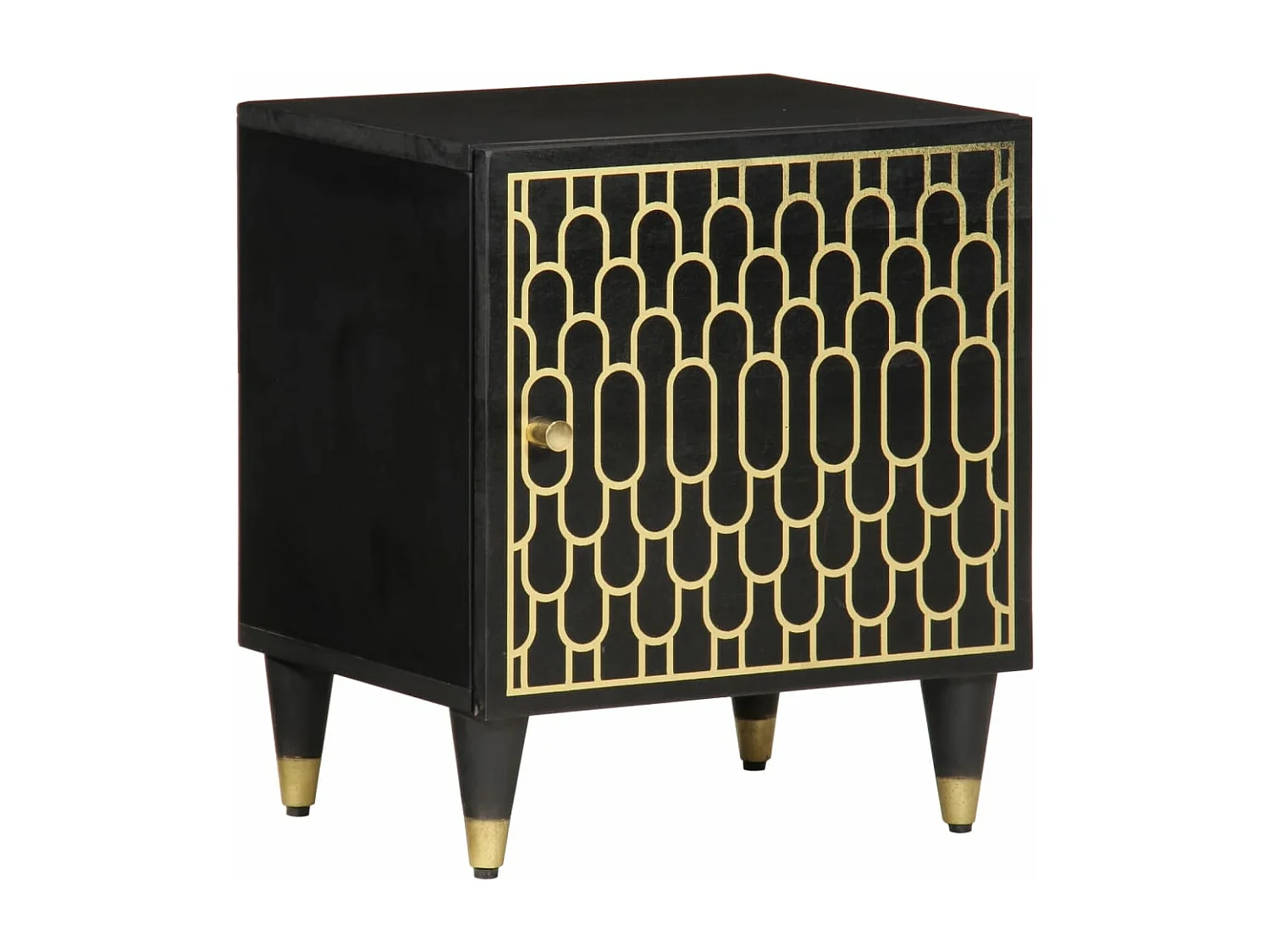 Table de chevet 40x33x46 cm Bois de manguier solide FR34496