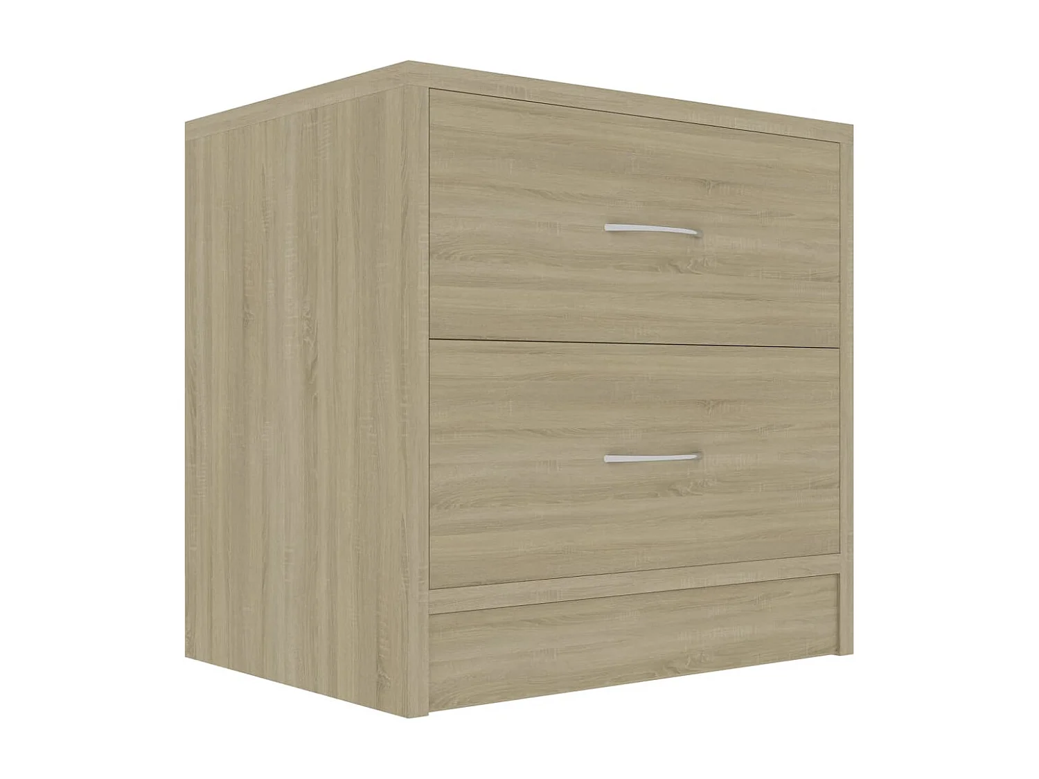 Lot de 2 Tables de chevet  Chêne sonoma 40x30x40cm Bois d'ingénierie FR91916