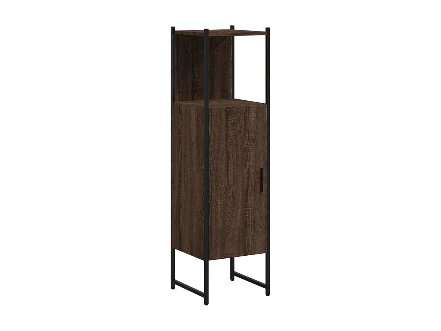 Armoire de salle de bain chêne marron 33x33x120,5 cm FR12752