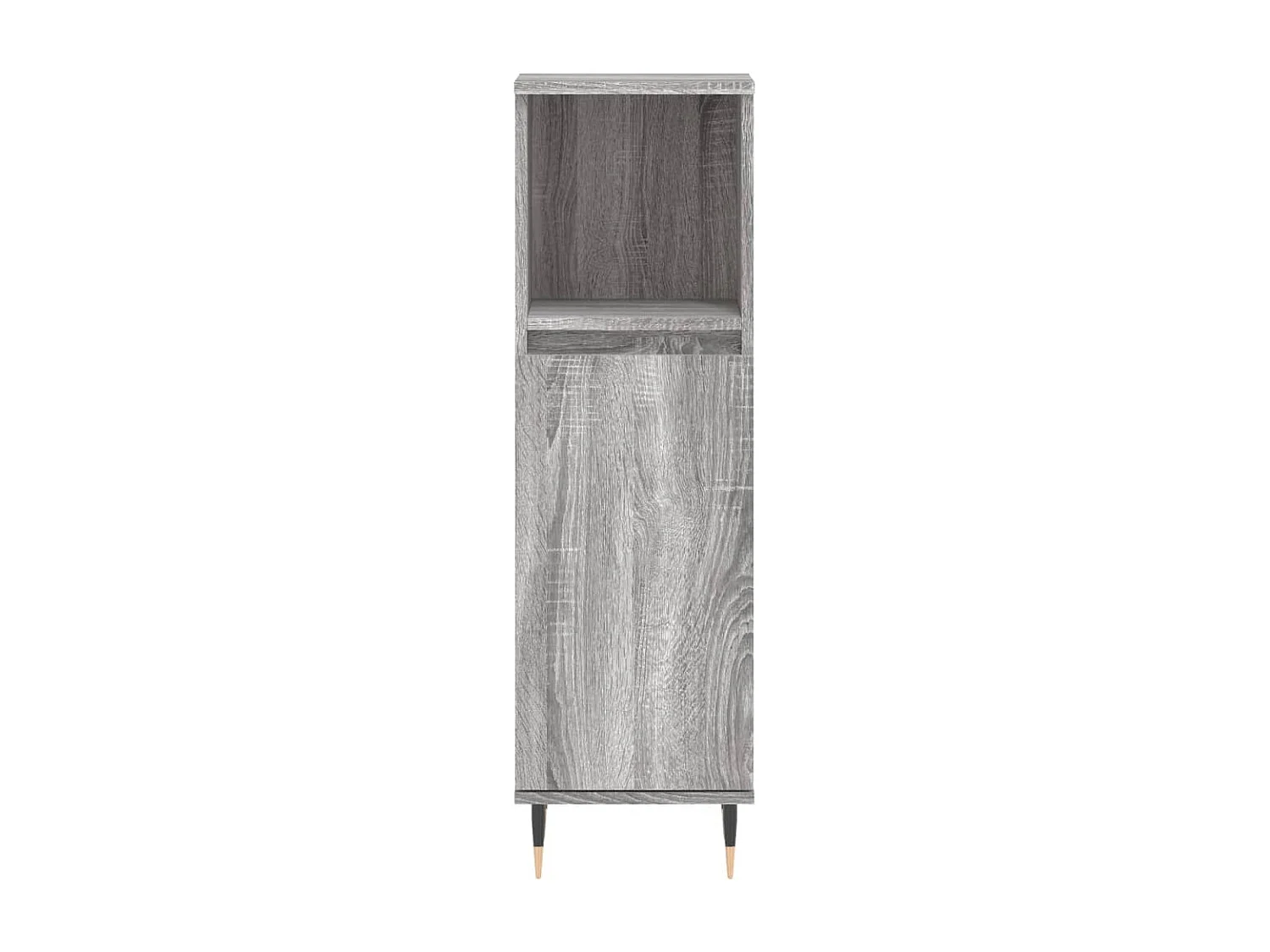 Armoire salle de bain sonoma gris 30x30x100 cm FR35317