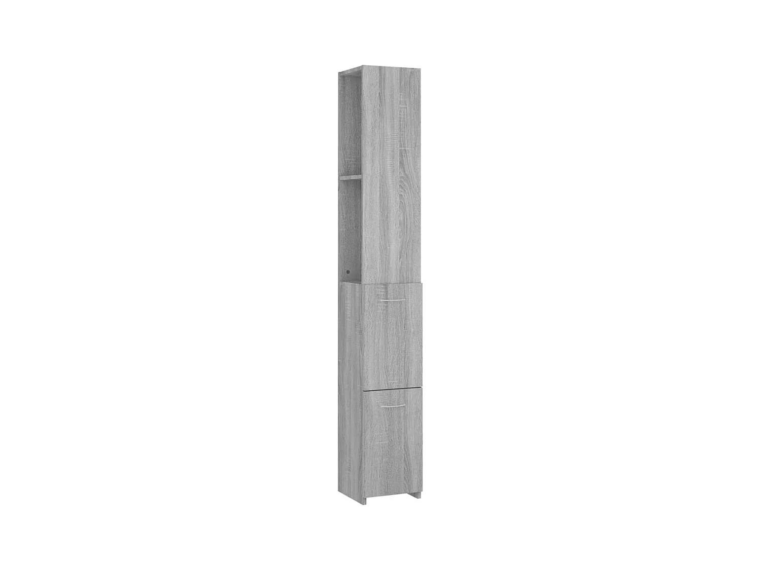 Armoire de bain sonoma gris 25x26,5x170 cm bois d'ingénierie FR54890