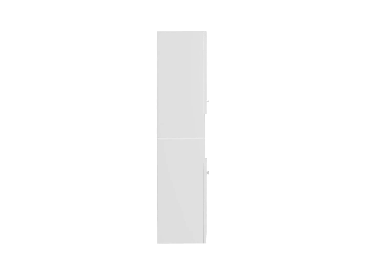Armoire de salle de bain Blanc brillant 30x30x130 cm Aggloméré FR65928