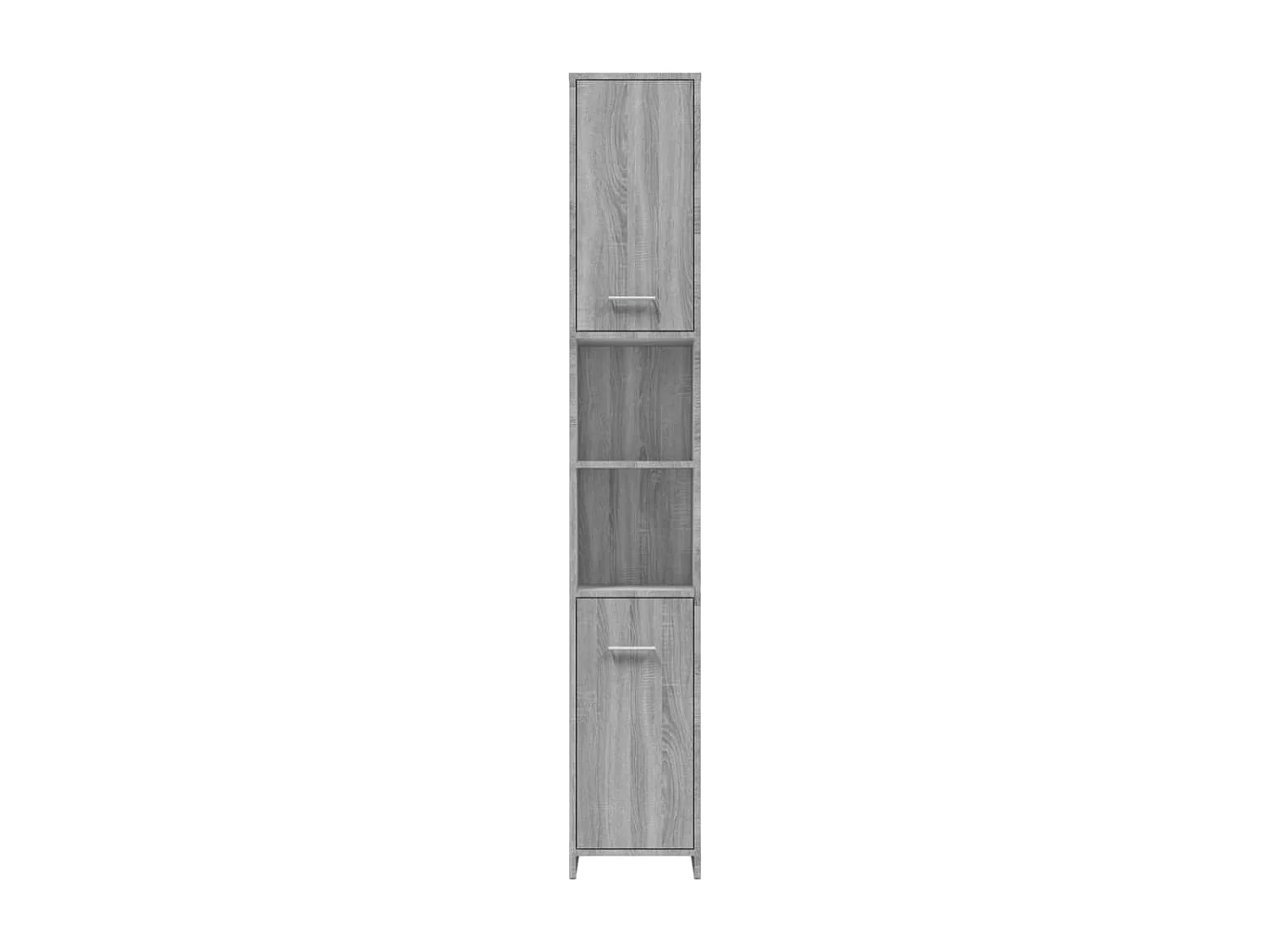 Armoire de bain Sonoma gris 30x30x183,5 cm Bois d'ingénierie FR57444