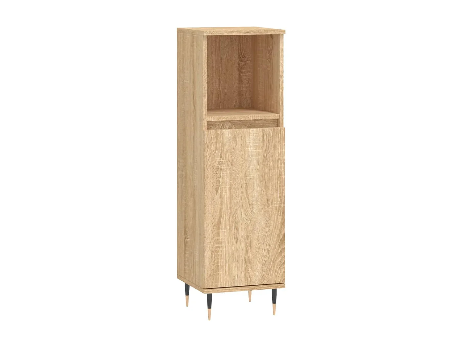 Armoire salle de bain chêne sonoma 30x30x100 cm FR13561