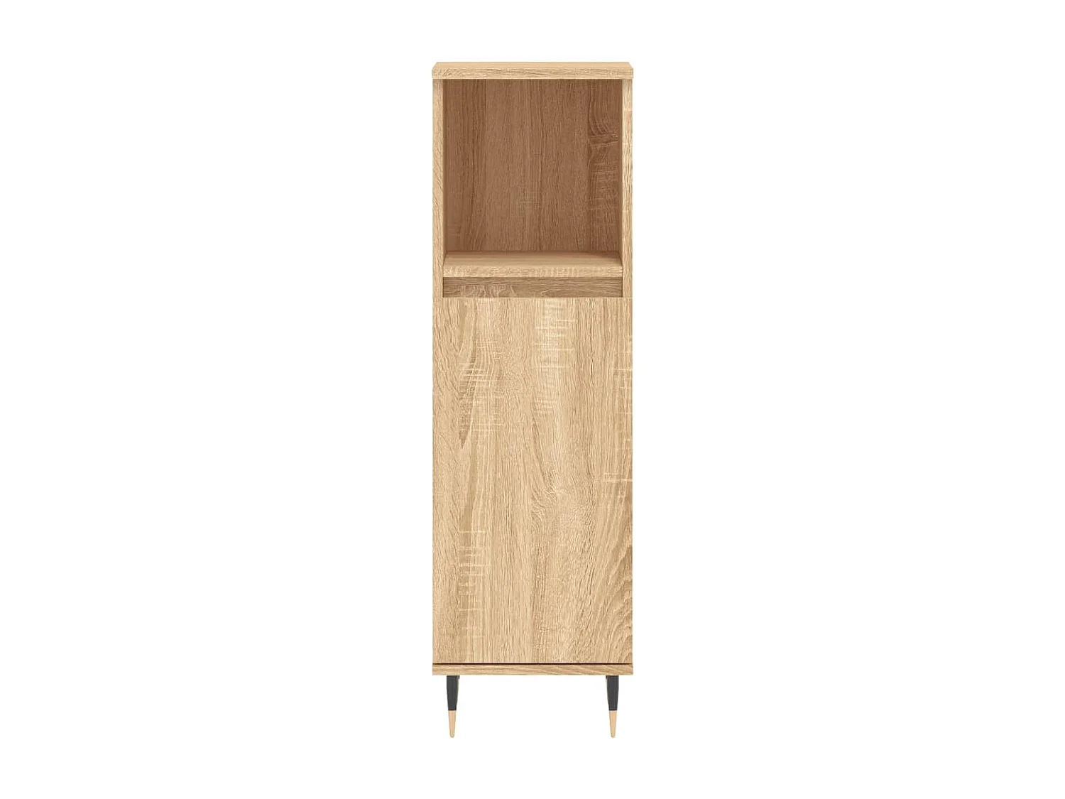 Armoire salle de bain chêne sonoma 30x30x100 cm FR13561