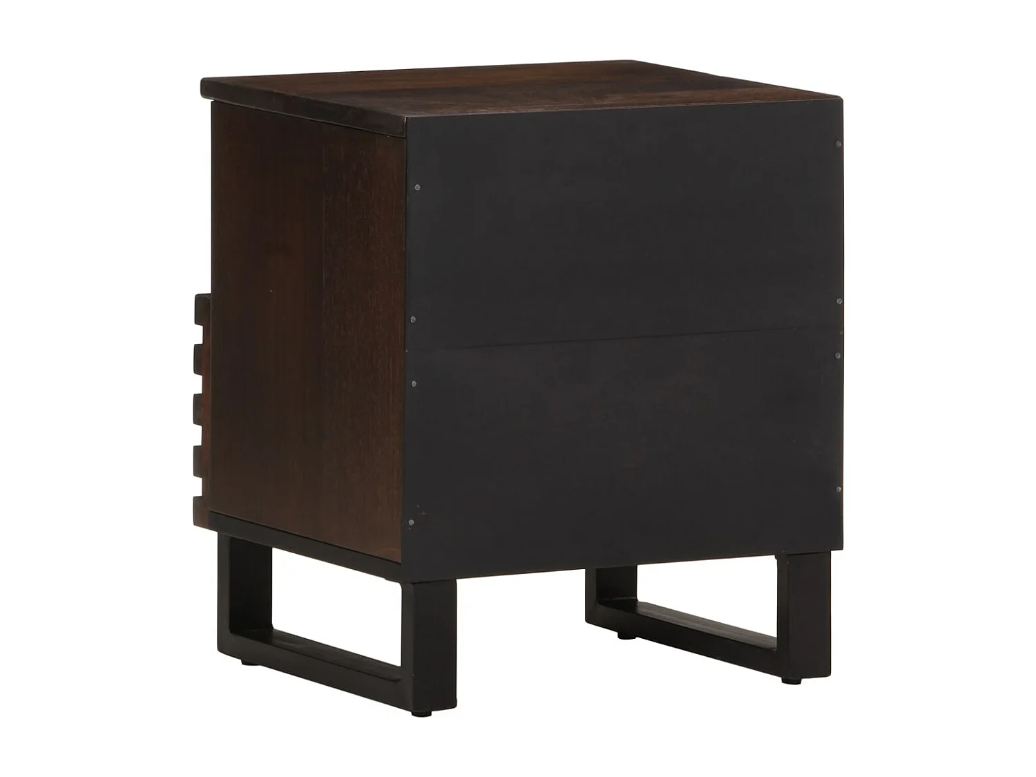 Table de chevet 40x34x46 cm bois de manguier massif FR50689