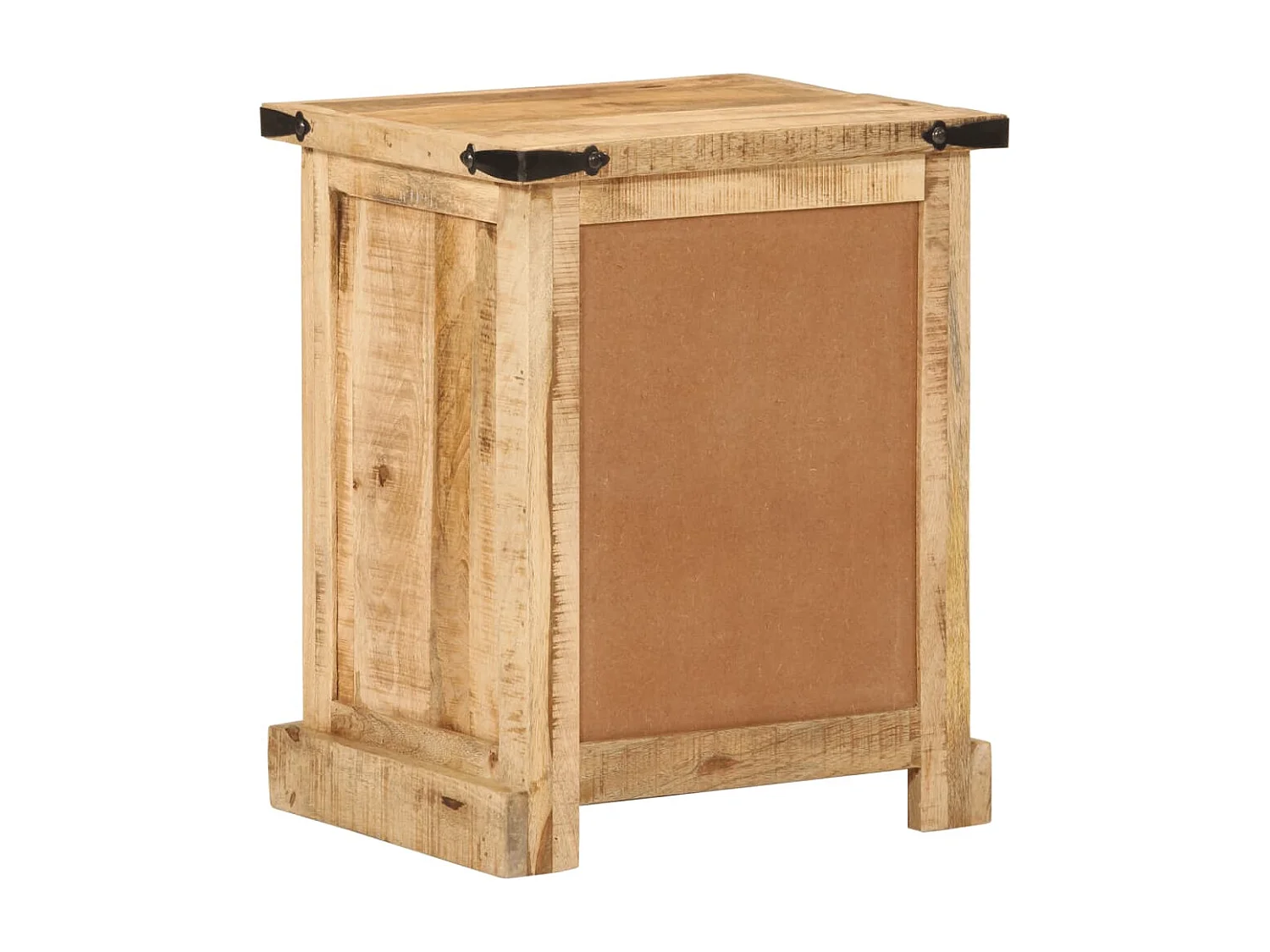 Table de chevet 40x35x50 cm bois de manguier massif FR82546