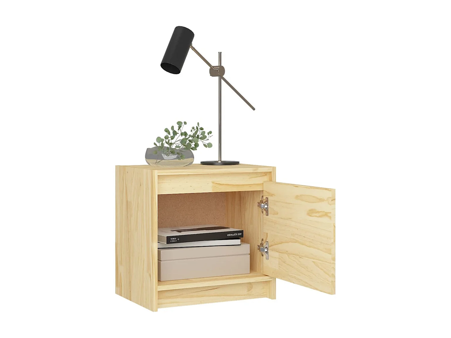 Table de chevet 40x30,5x40 cm bois de pin massif FR17610