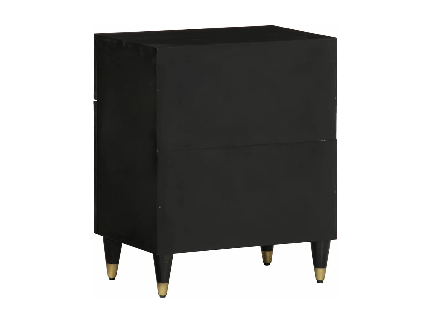 Comodino | Tavolino da notte | Tavolino da letto 50x33x60 cm in Legno Massello di Mango