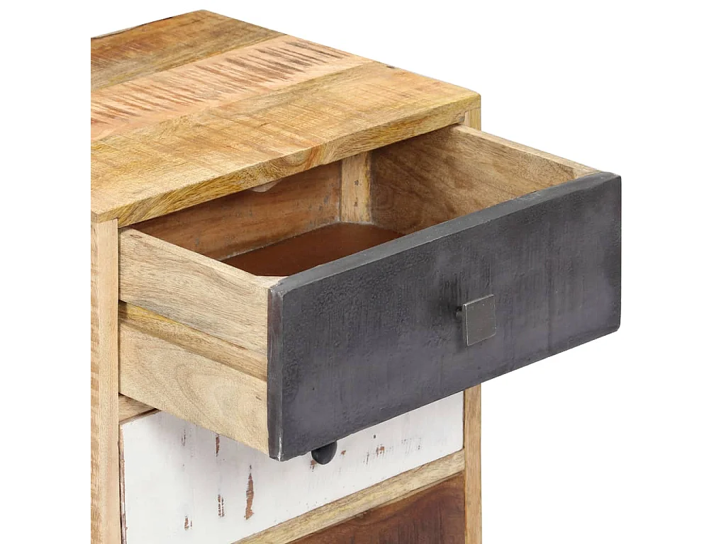 Table de chevet 40 x 30 x 60 cm Bois de manguier massif FR74371