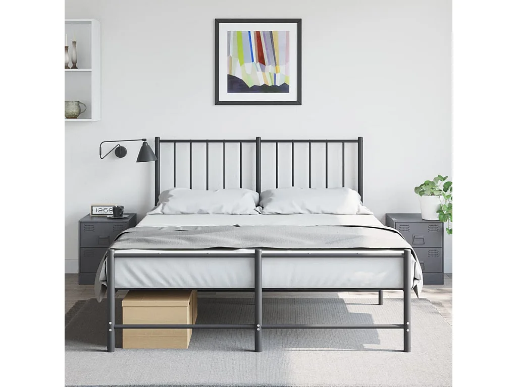 Mesitas de noche 2 unidades gris antracita 34,5x39x44 cm ES189091