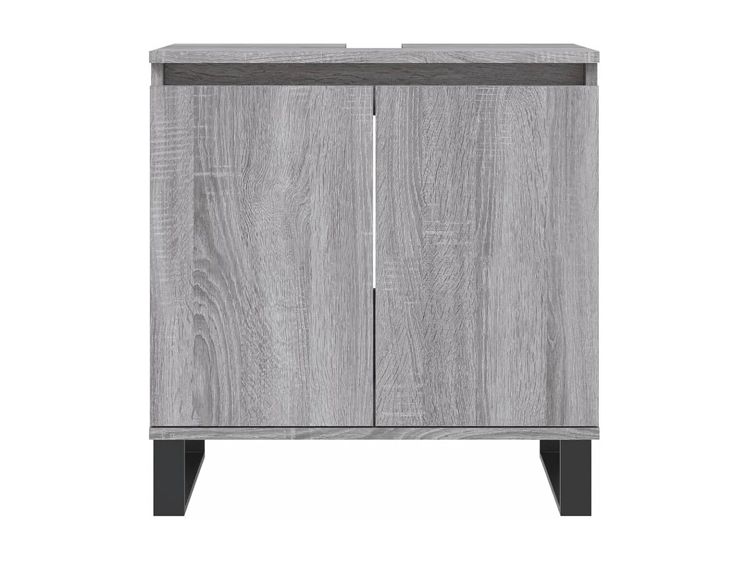 Armoire de bain sonoma gris 58x33x60 cm bois d'ingénierie FR41313