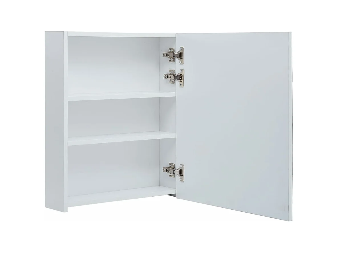 Armoire de salle de bain à miroir LED 50x13,5x60 cm FR61491