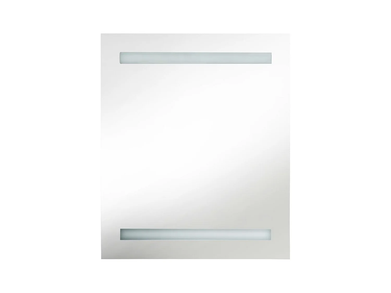 Armoire de salle de bain à miroir LED 50x13,5x60 cm FR61491