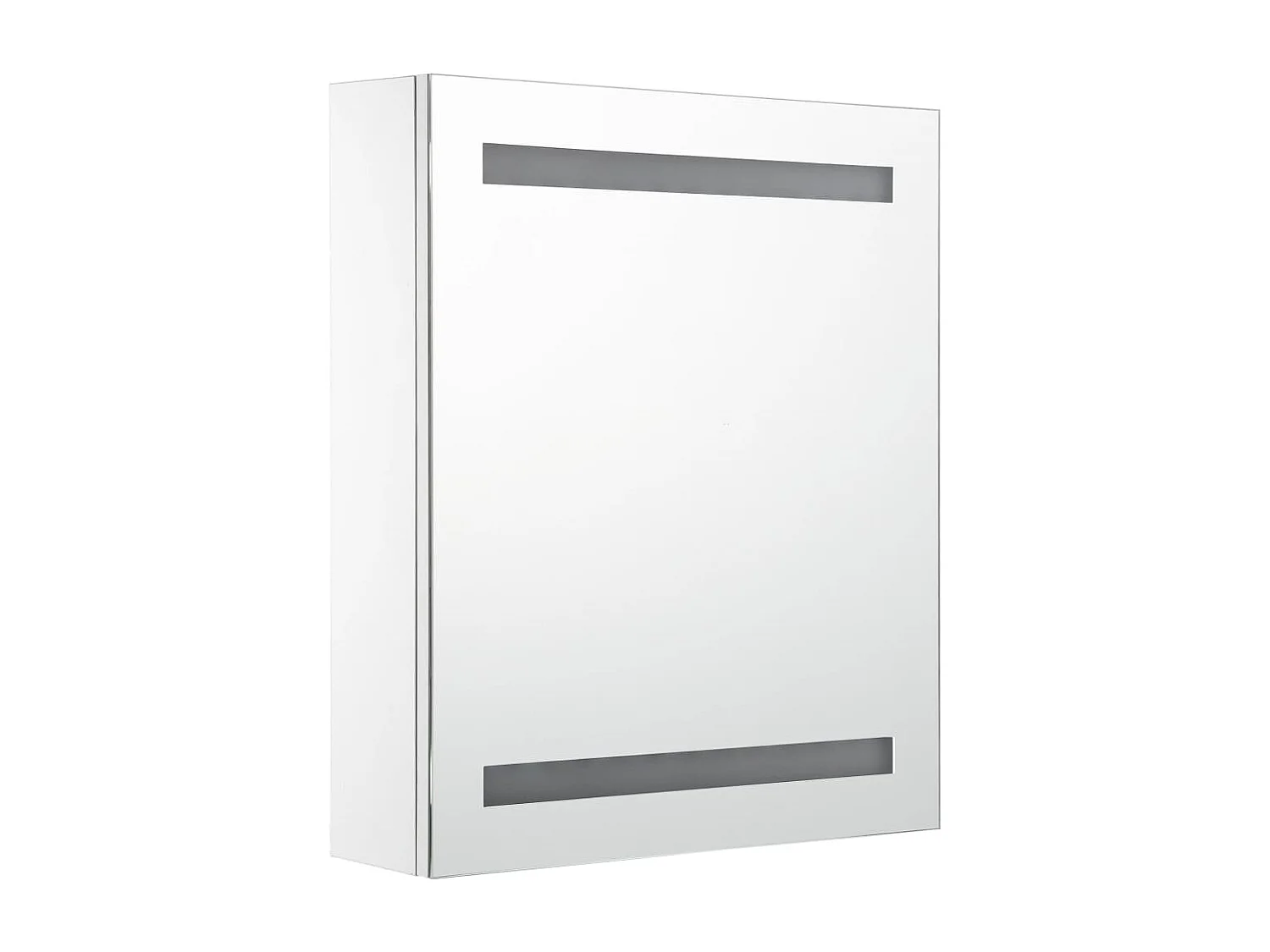 Armoire de salle de bain à miroir LED 50x13,5x60 cm FR61491