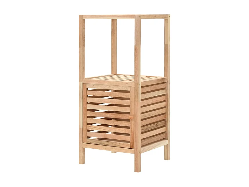 Badkamerkast 39,5x35,5x86 cm massief walnotenhout BE846298