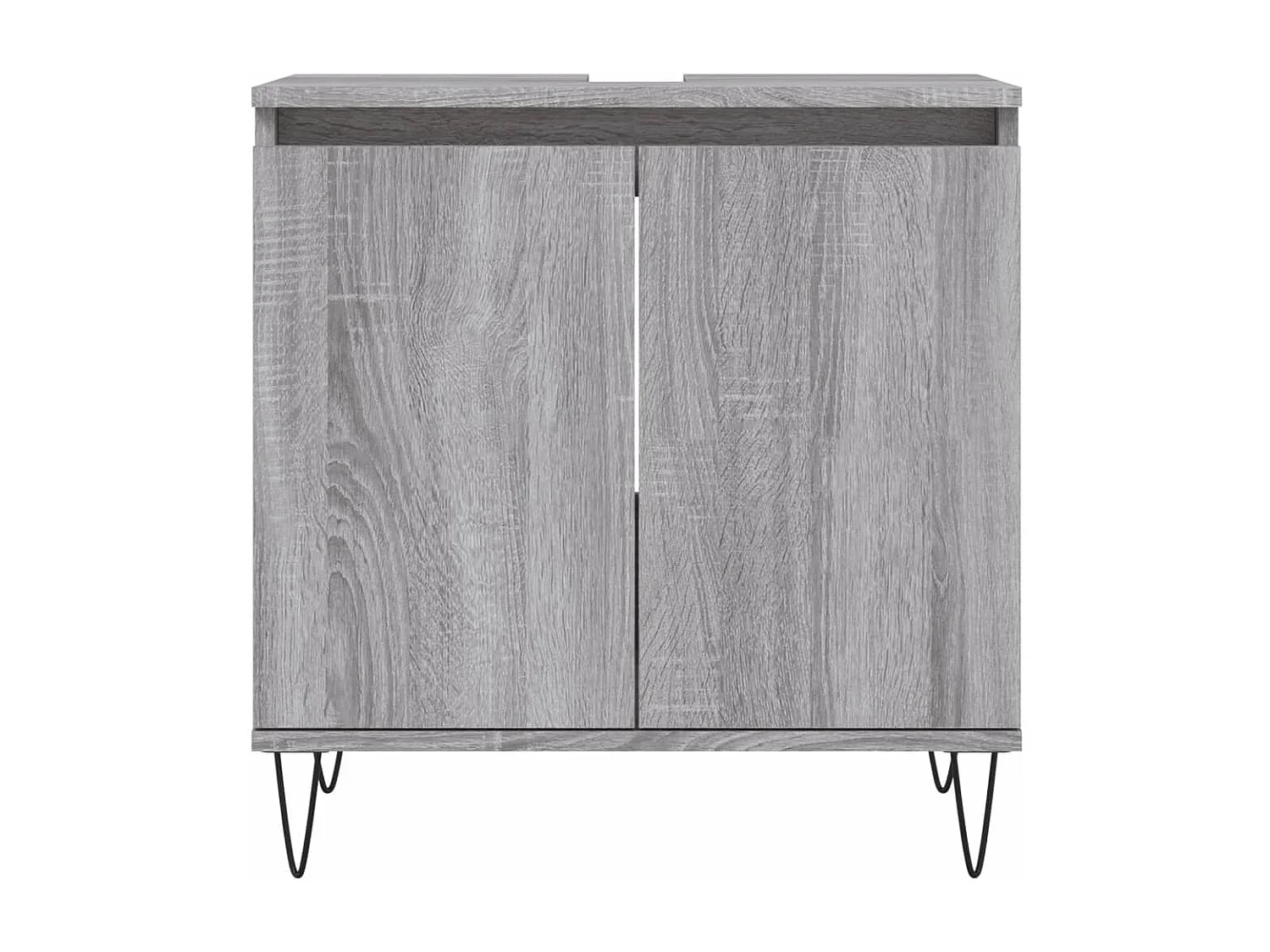 Armoire de bain sonoma gris 58x33x60 cm bois d'ingénierie FR75239