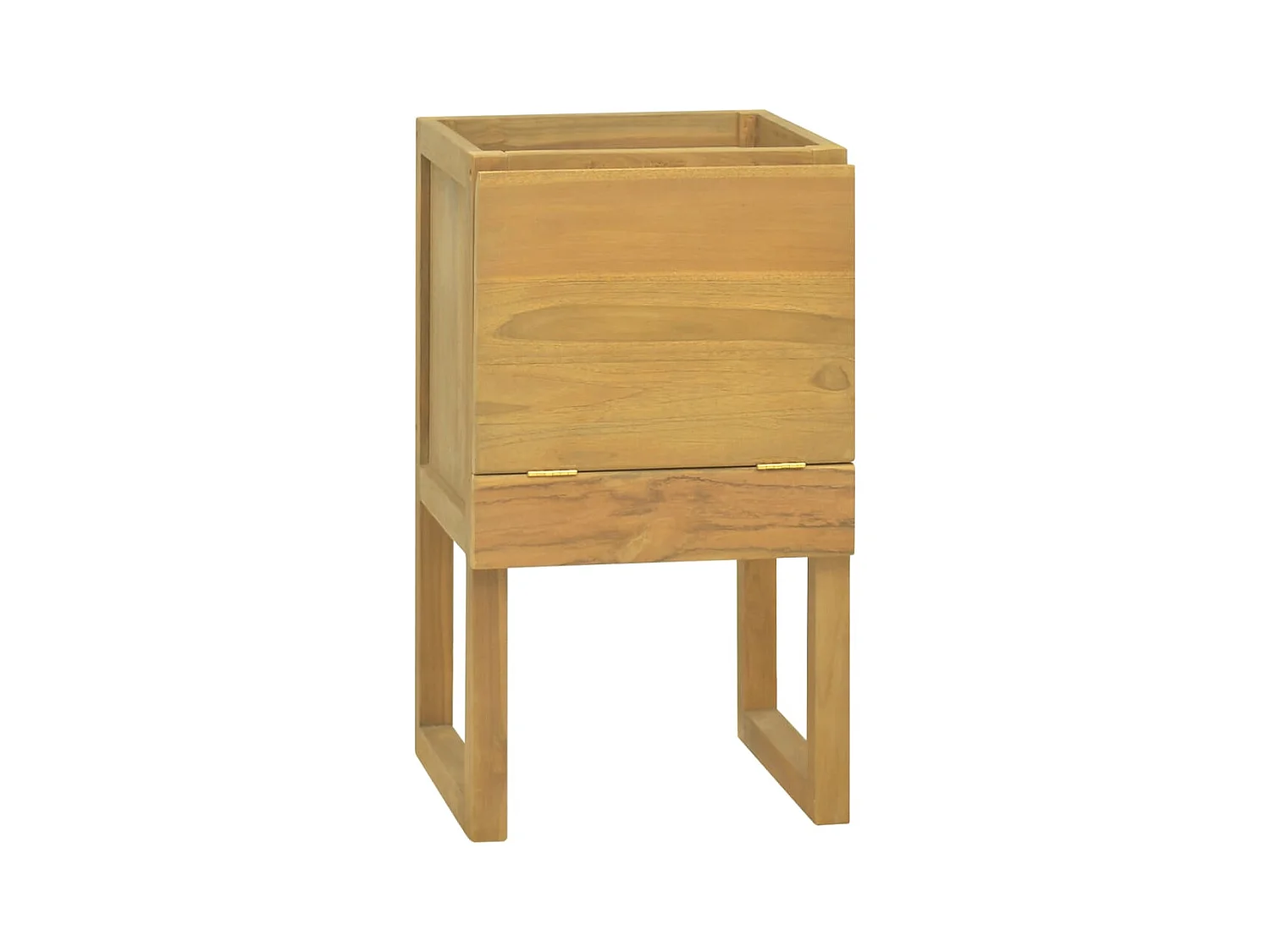 Armoire de salle de bain 41x40x75 cm bois de teck solide FR82601