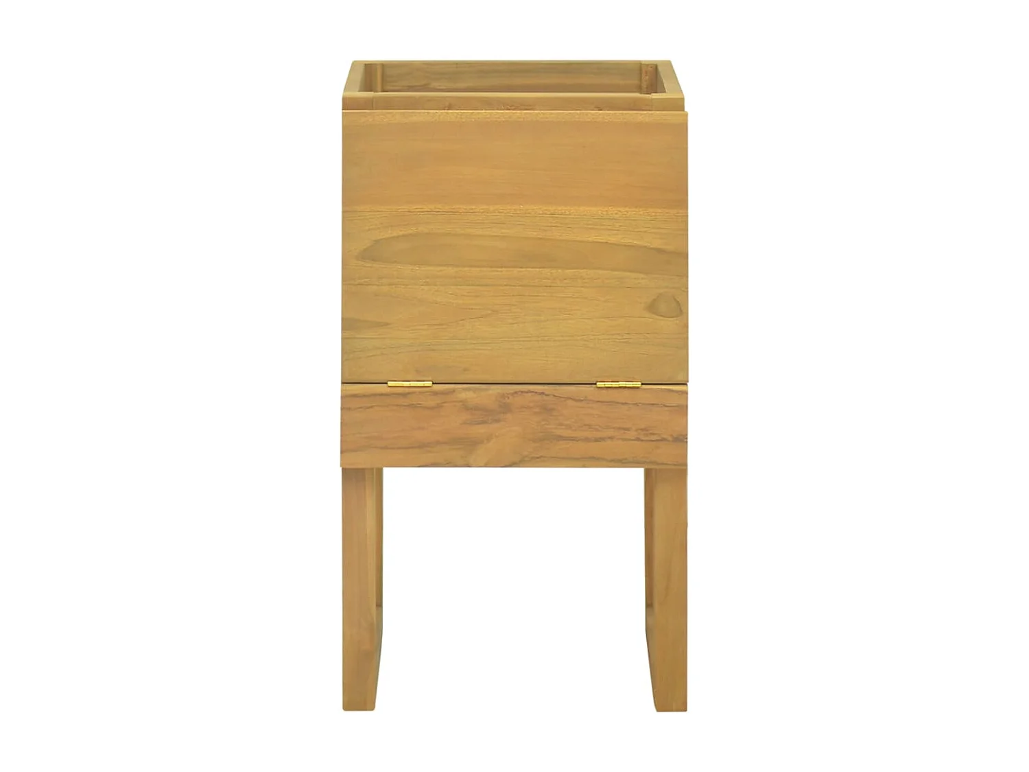 Armoire de salle de bain 41x40x75 cm bois de teck solide FR82601