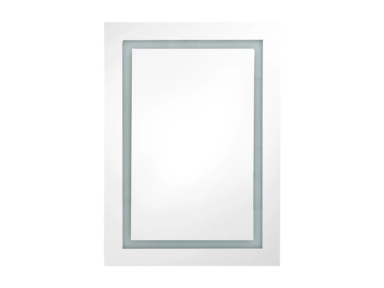 Armoire de salle de bain à miroir LED 50x13x70 cm FR24017