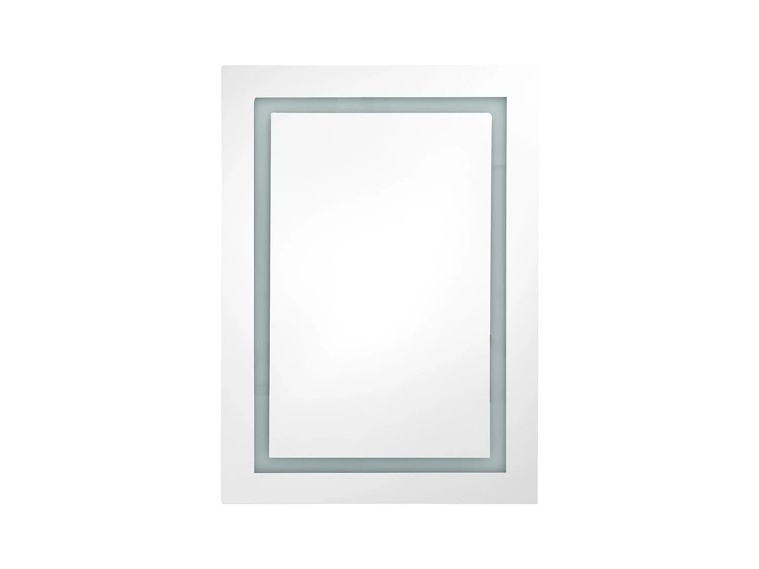 Armoire de salle de bain à miroir LED 50x13x70 cm FR24017