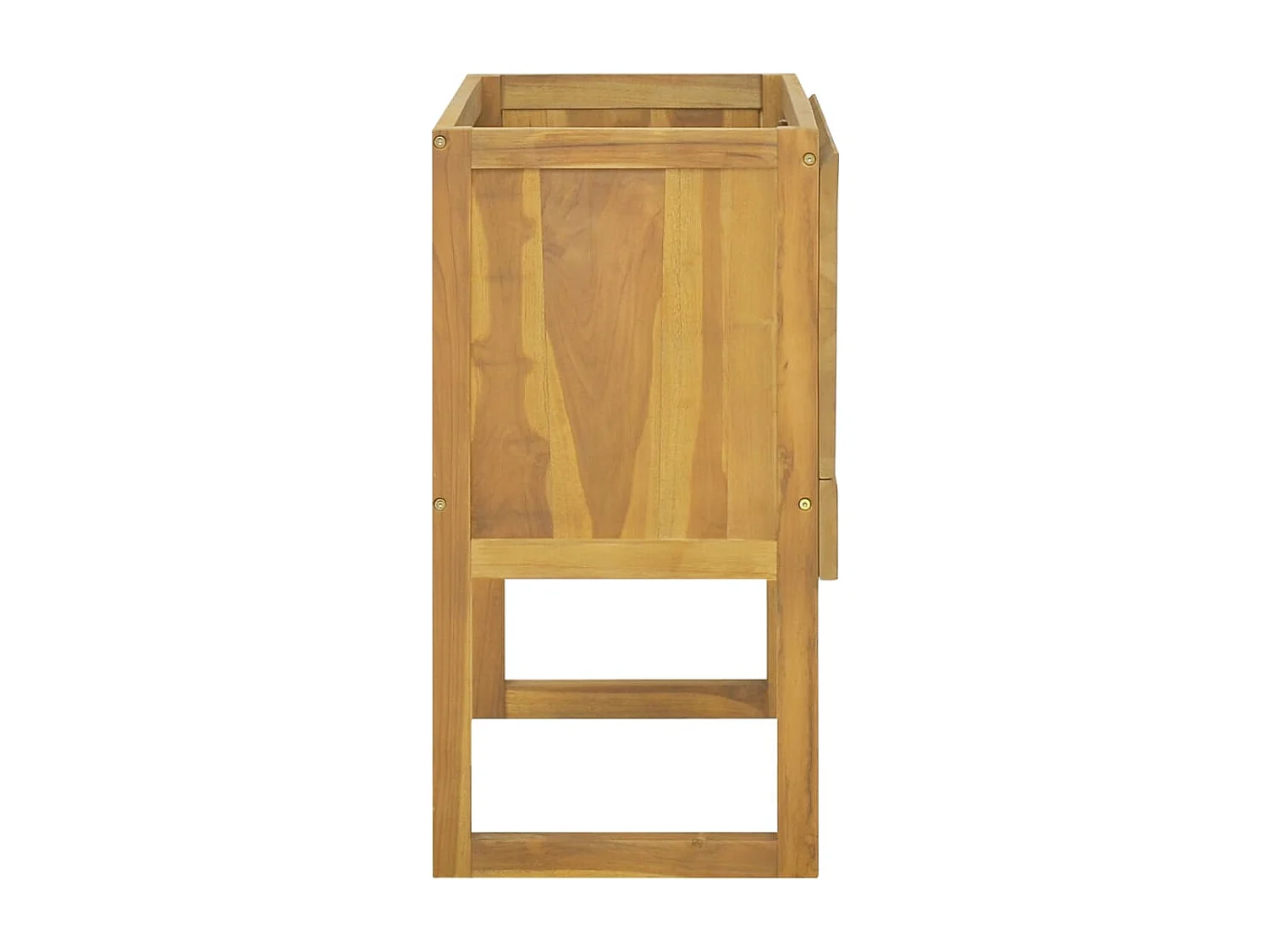 Armoire de salle de bain 90x40x75,5 cm bois de teck solide FR94285