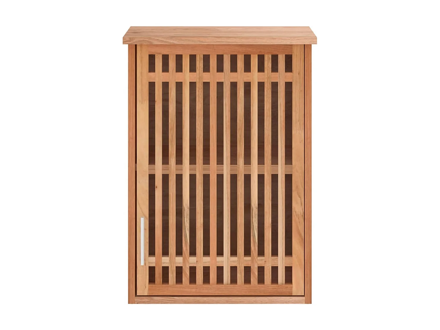 Armario de baño para pared madera maciza de nogal 42x23x60 cm ES497681