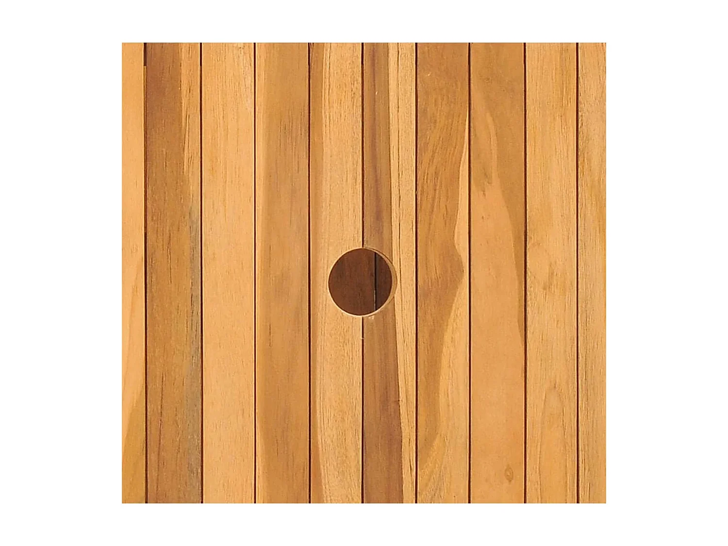 Armoire de salle de bain avec 2 étagères 74x45x75cm bois massif FR26745