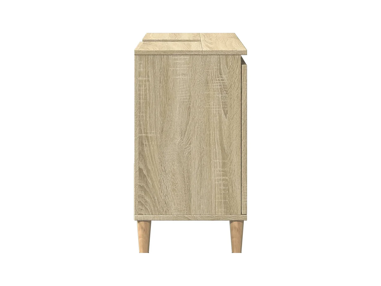 Armario de baño madera contrachapada roble Sonoma 65x33x60 cm ES384135