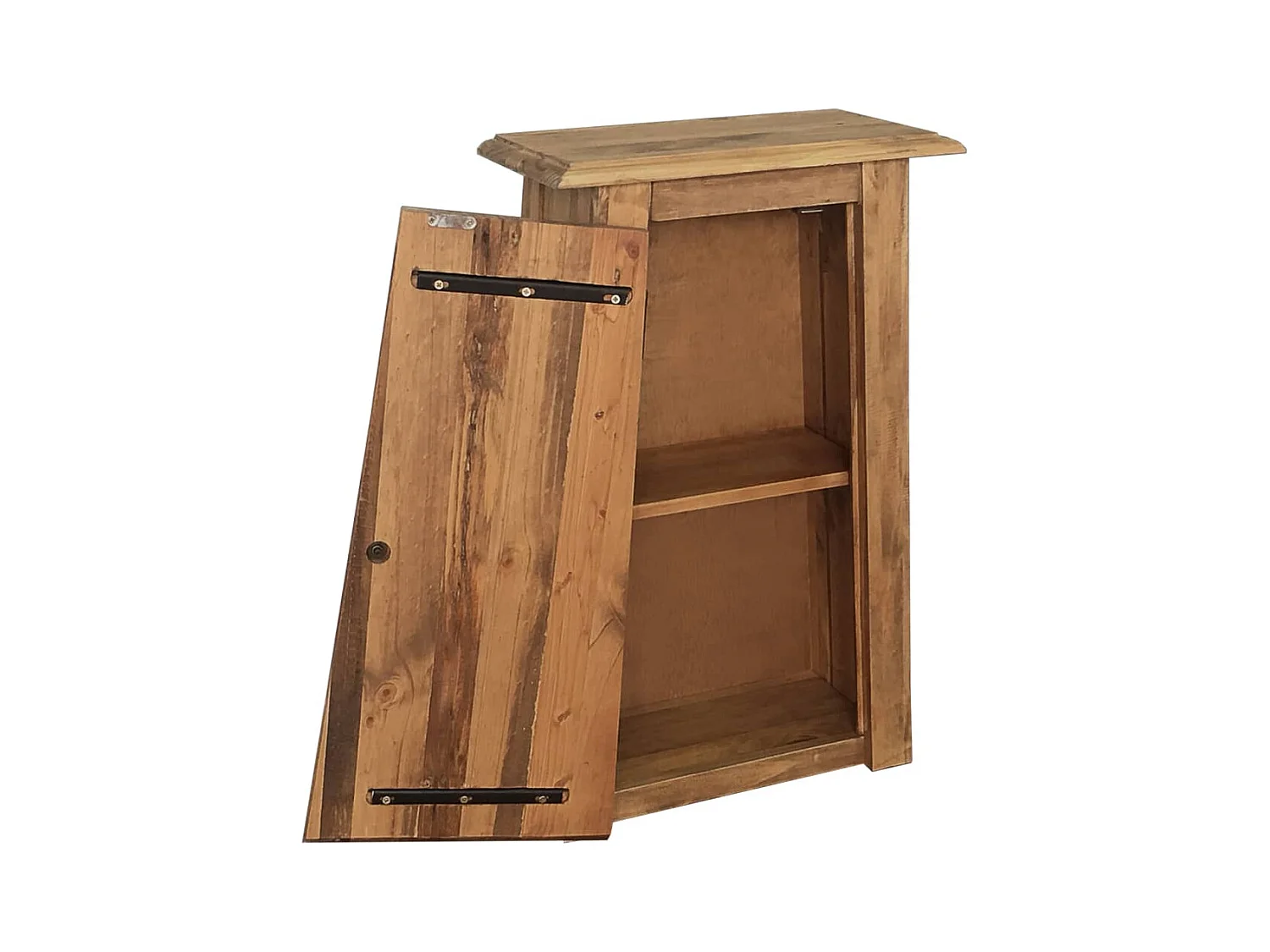 Armoire latérale de salle de bain Pin massif 42x23x70 cm FR71101