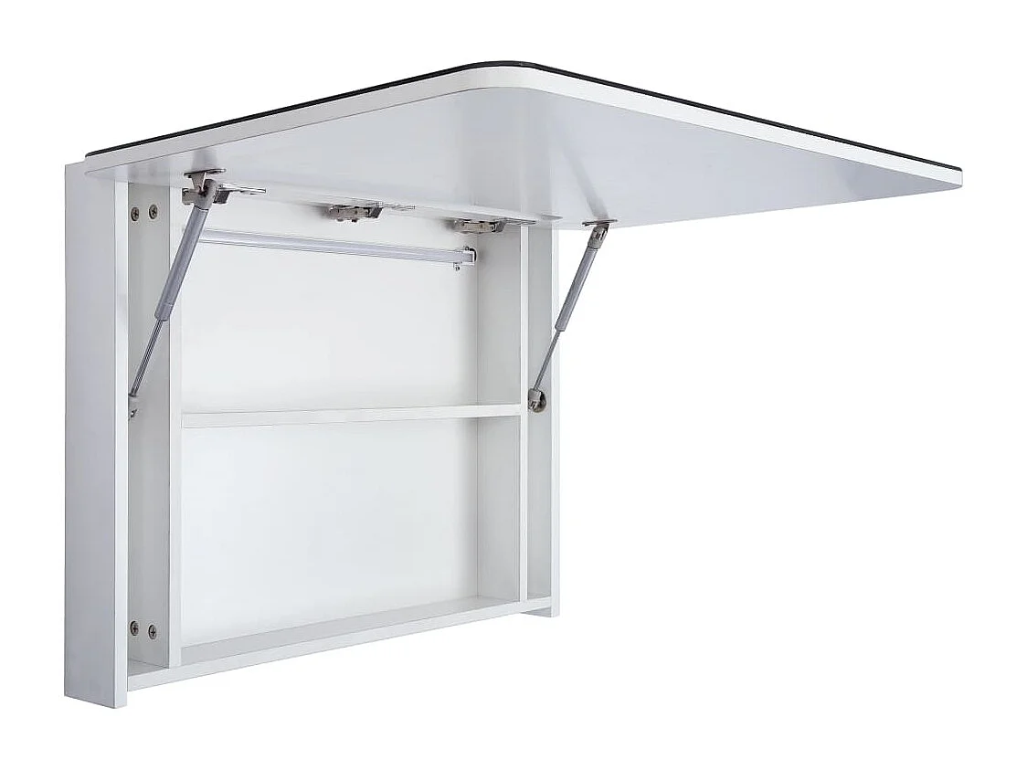 Armoire de salle de bain à miroir LED 80x9,5x55 cm FR40899