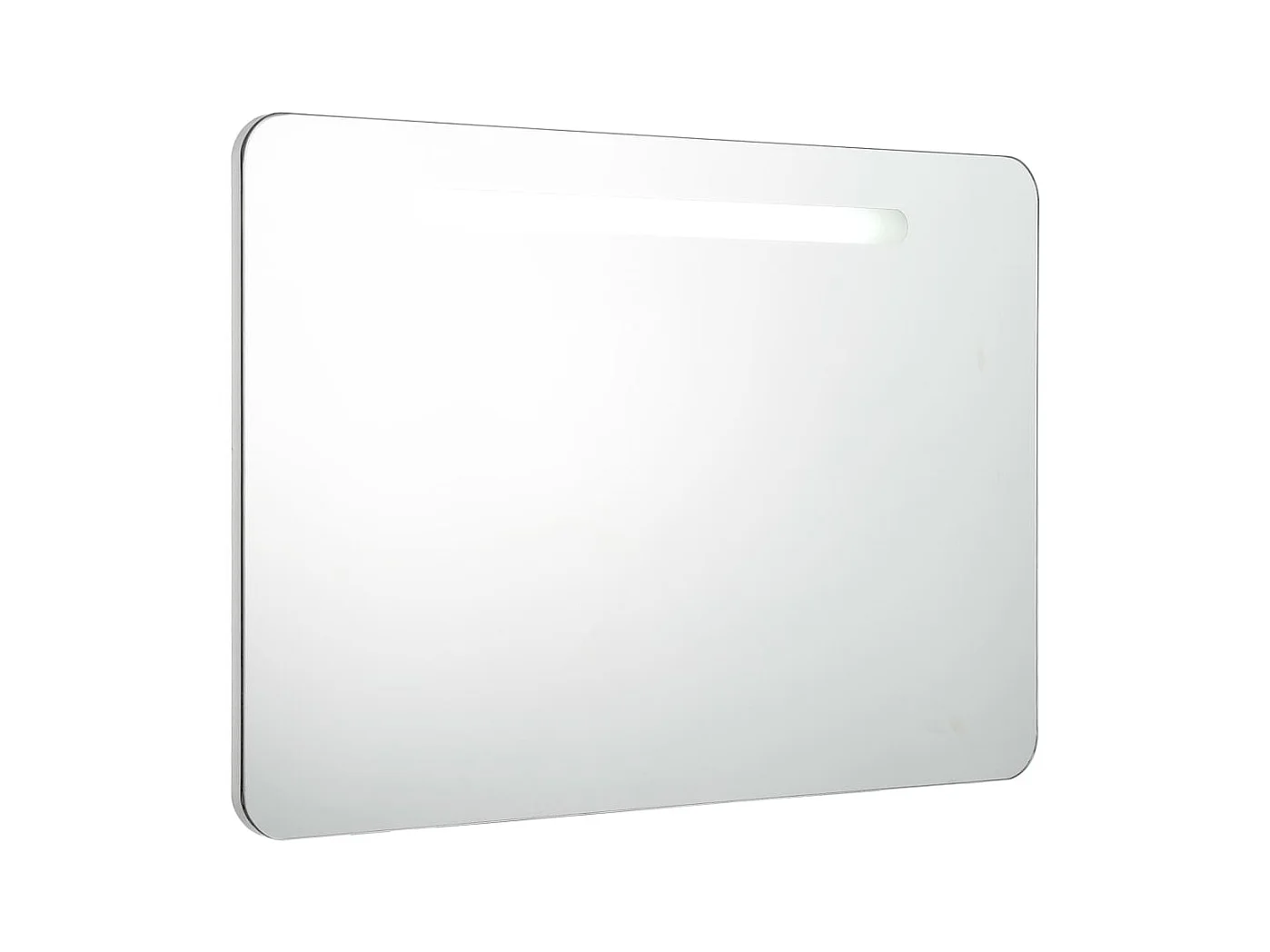 Mueble de baño con espejo LED 80x9,5x55 cm ES456272