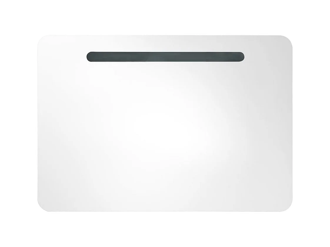 Mueble de baño con espejo LED 80x9,5x55 cm ES456272