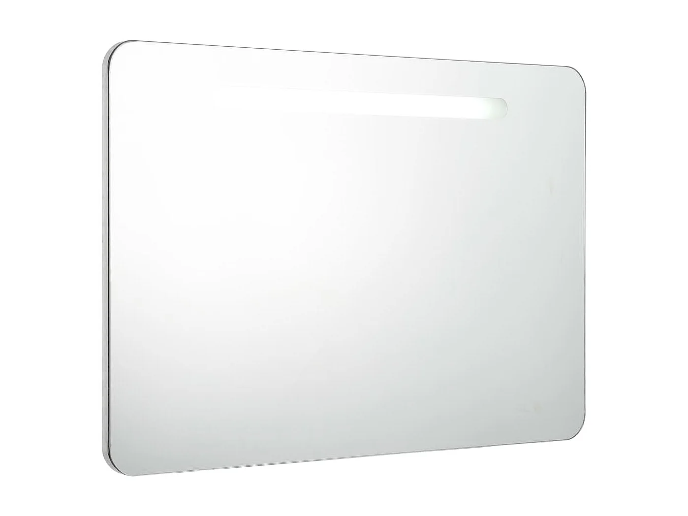 Mueble de baño con espejo LED 80x9,5x55 cm ES456272
