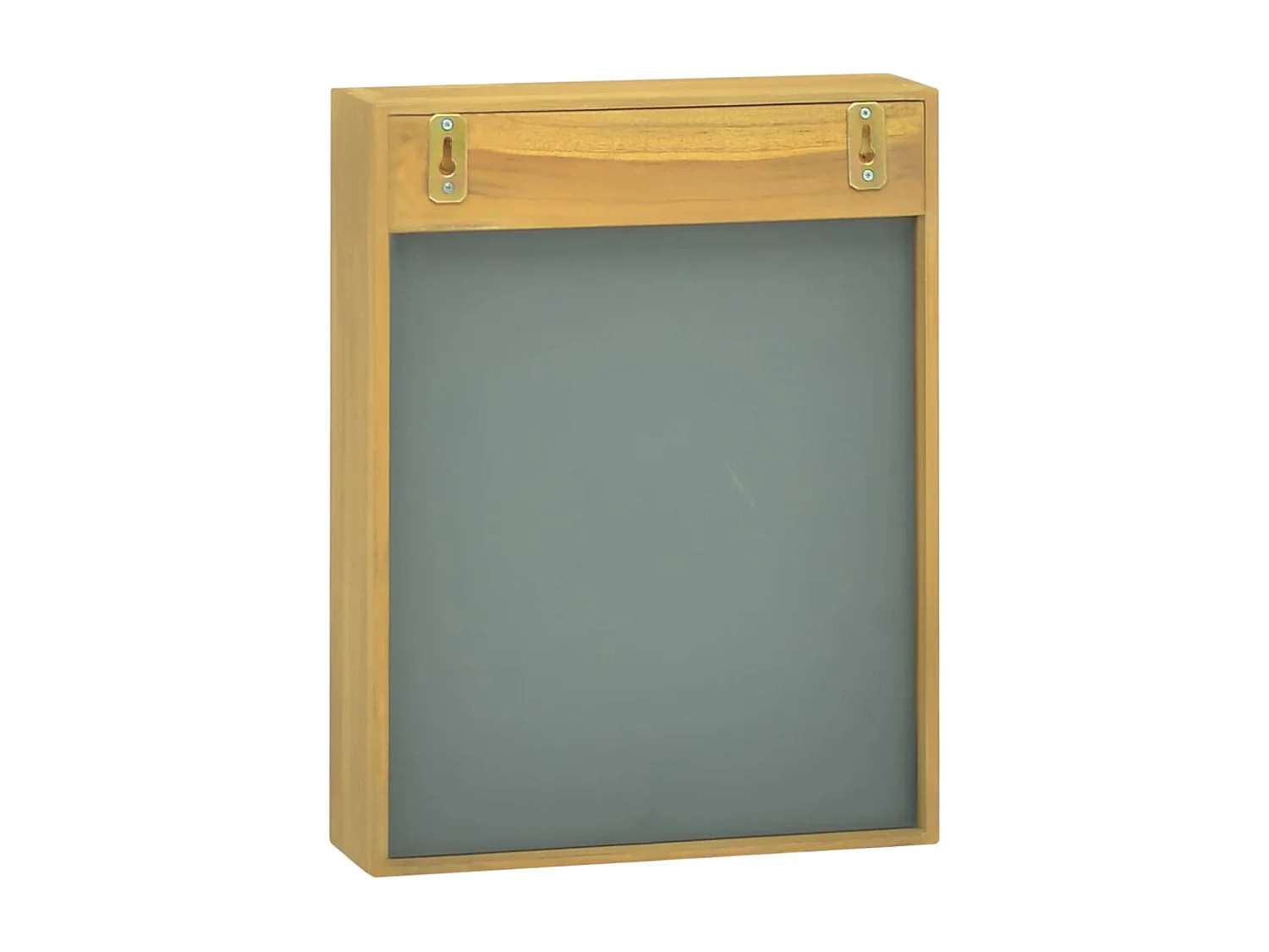 Mueble con espejo madera maciza de teca 30x10x40 cm ES634871