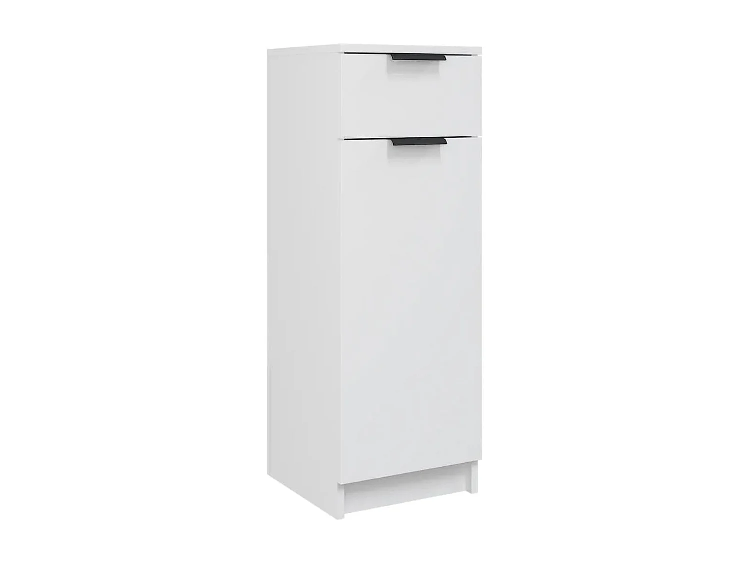 Armoire de salle de bain Blanc 32x34x90 cm Bois d'ingénierie FR39859