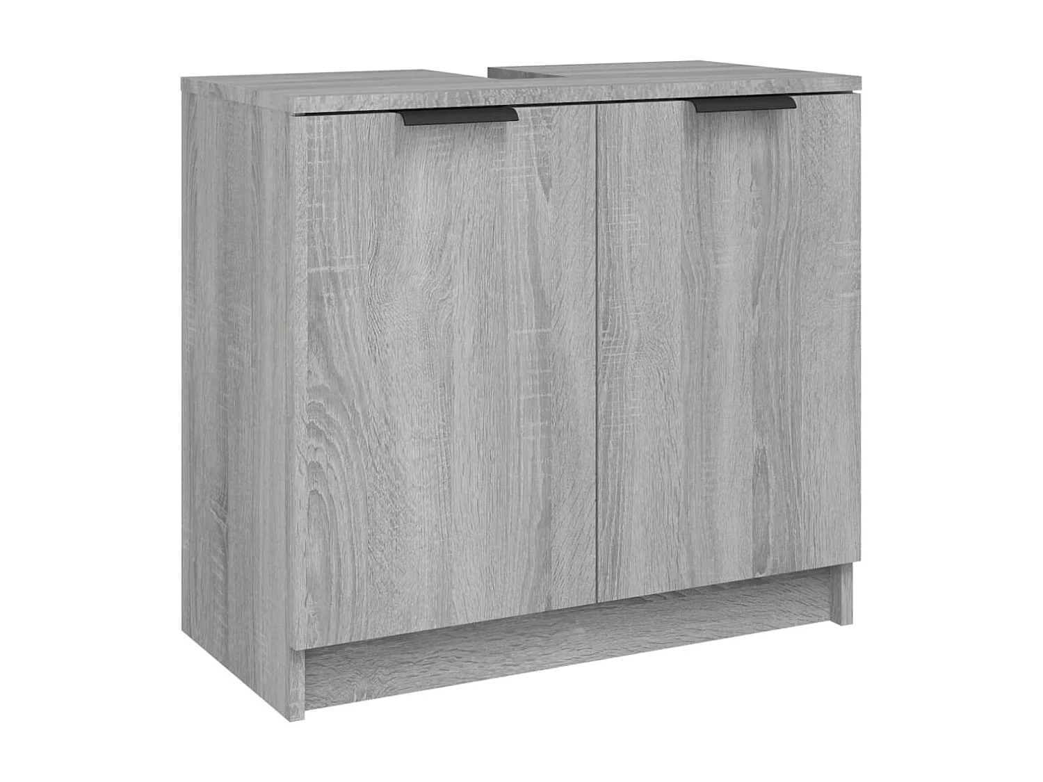 Armoire de bain Sonoma gris 64,5x33,5x59 cm Bois d'ingénierie FR39851