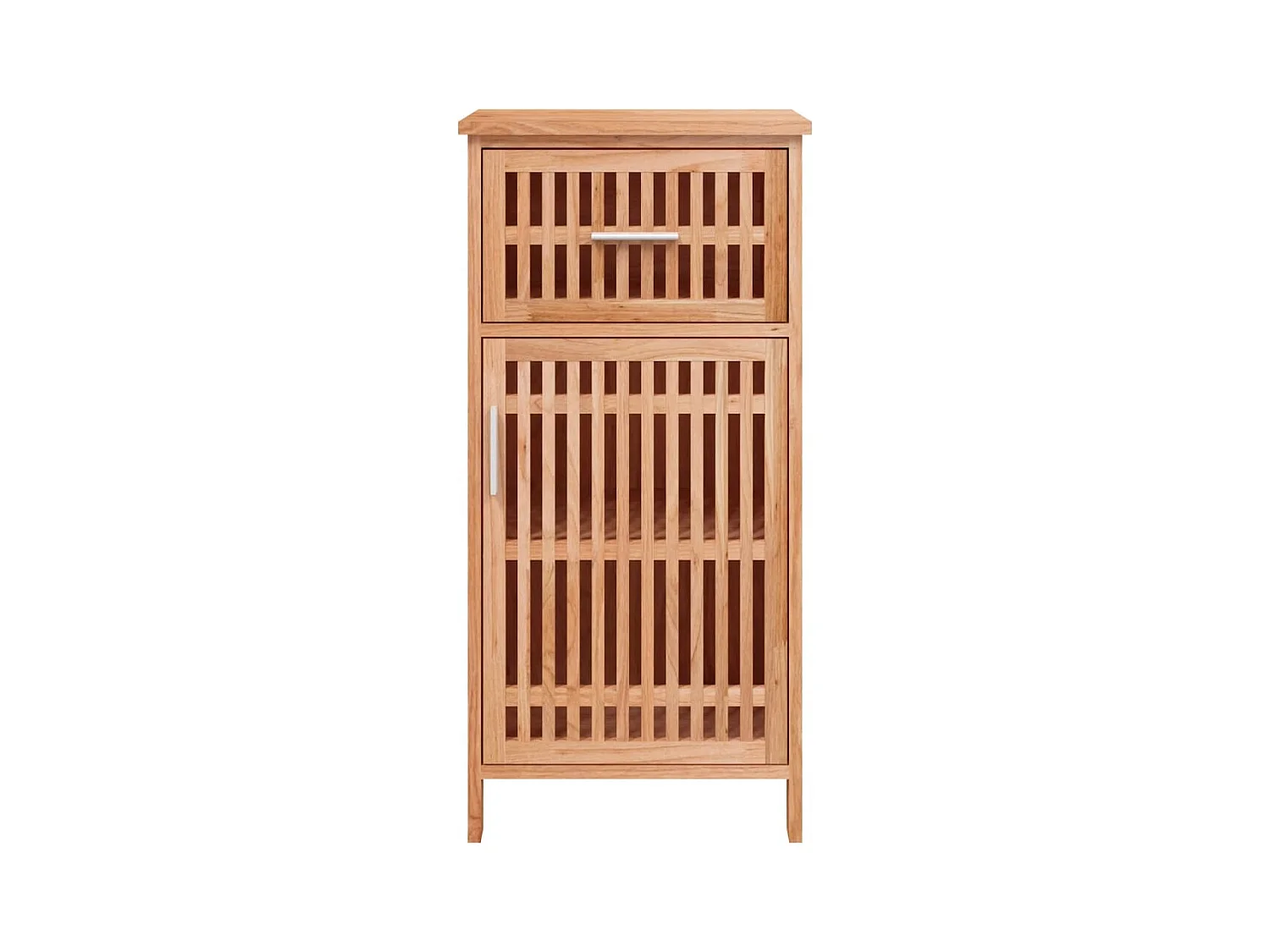 Armoire de salle de bain 42x29x82 cm Bois massif de noyer FR28381
