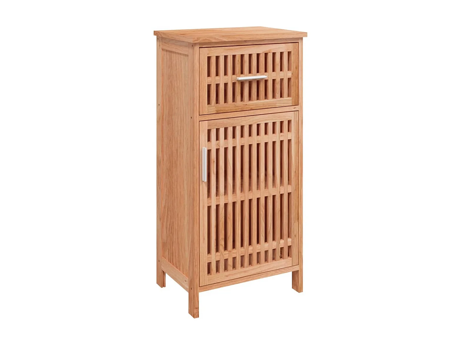 Armoire de salle de bain 42x29x82 cm Bois massif de noyer FR28381