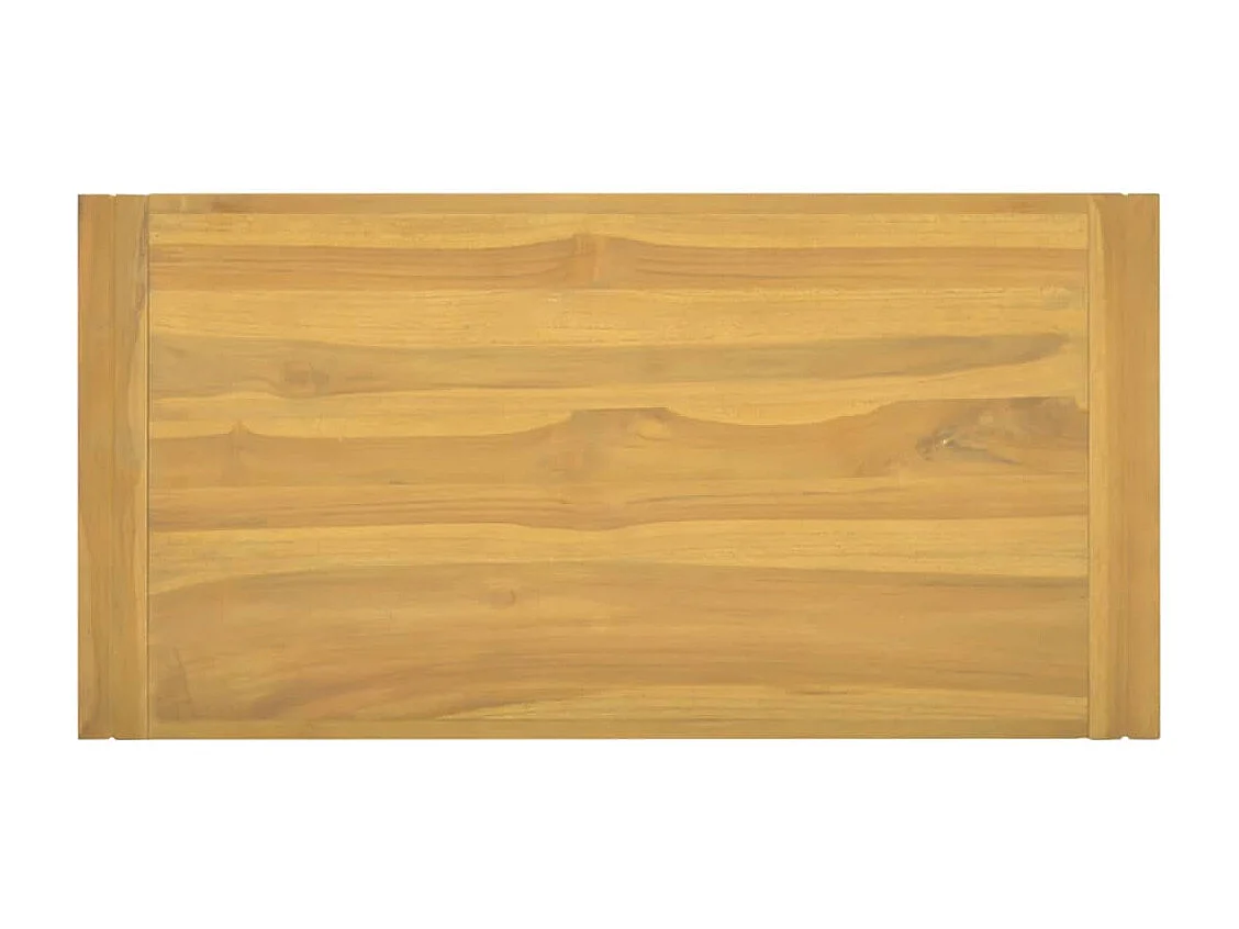 Armoire murale de salle de bain 90x45x35 cm Bois de teck solide FR40189