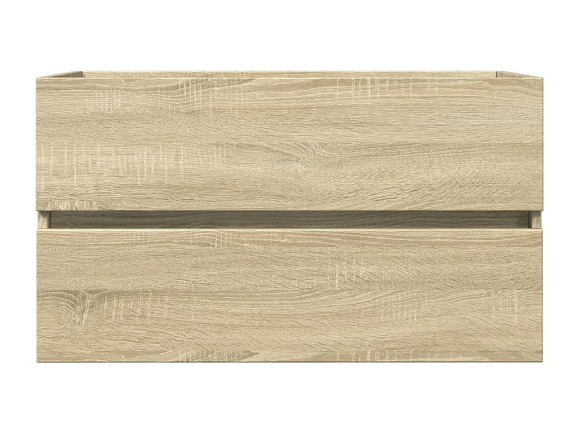 Meuble sous vasque chêne sonoma 80x38,5x45 cm Bois d'ingénierie FR32703
