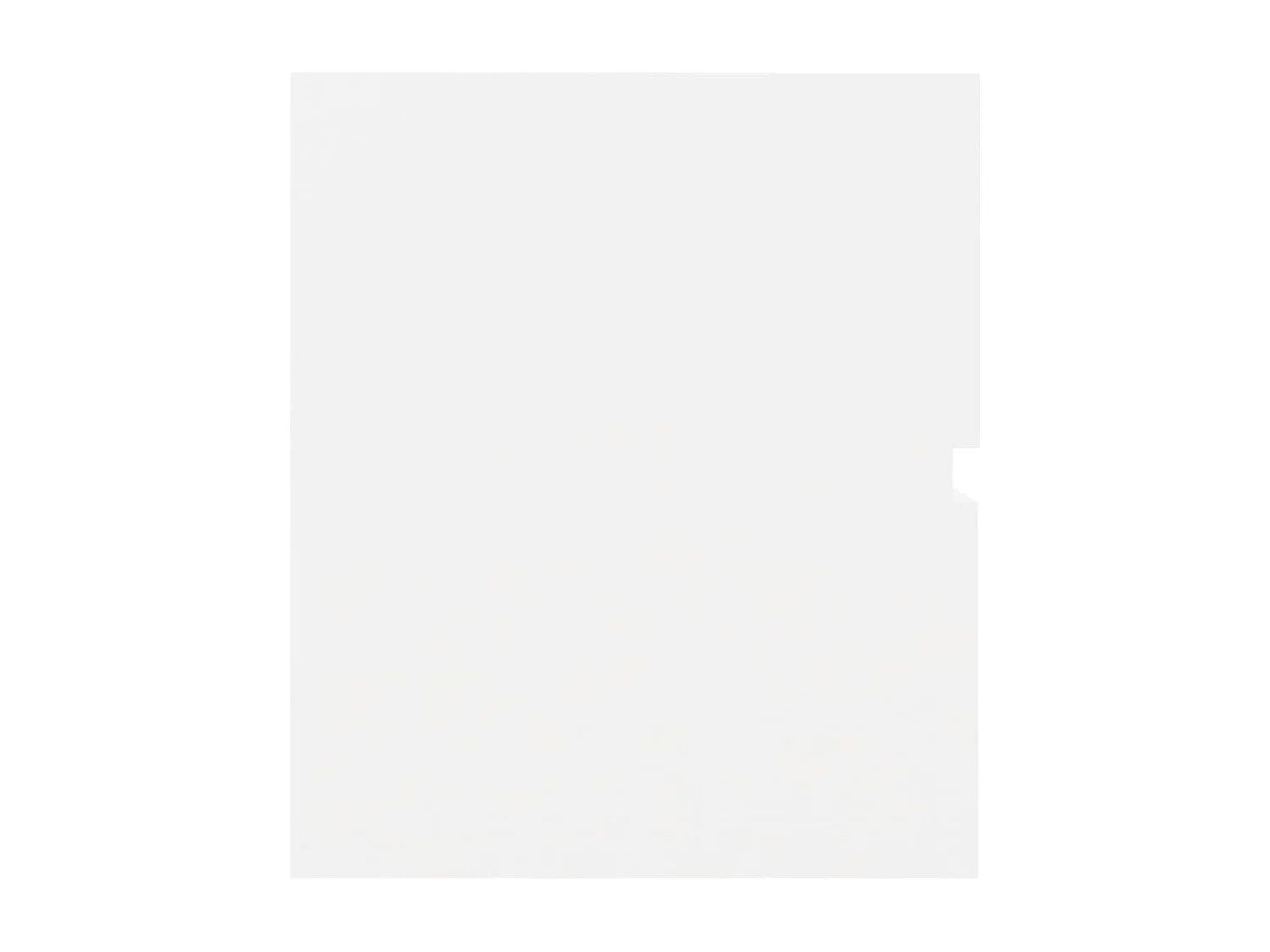 Armario para lavabo madera contrachapada blanco 60x38,5x45 cm ES490945